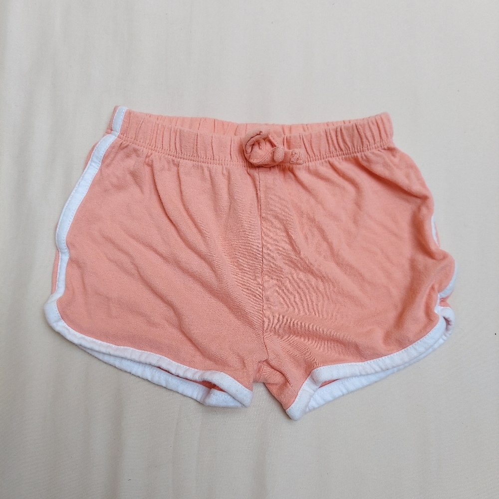 EUC Orange track shorts 6-9M